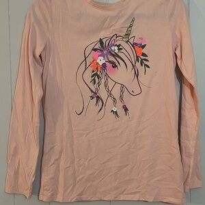 Cat & Jack Cream Long Sleeve Shirt